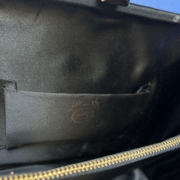 Vintage Black Satin Evening Bag Purse L&M Spot-Lite Exclusive USA W/ Coin Purse - Picture 7 of 15